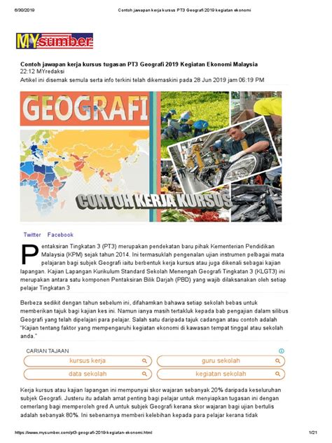 Jawapan Pt3 Geografi 2019 Image