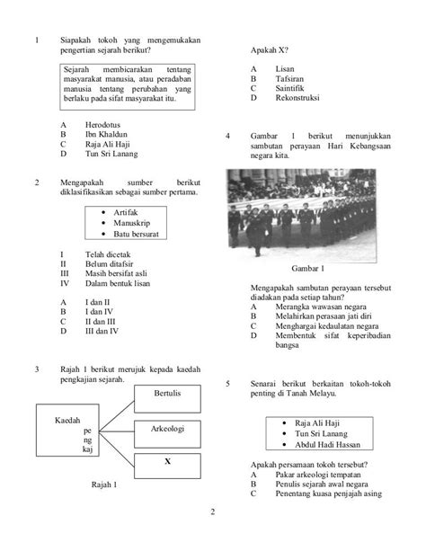 Soalan Dan Latihan Sejarah Tingkatan 1 Image