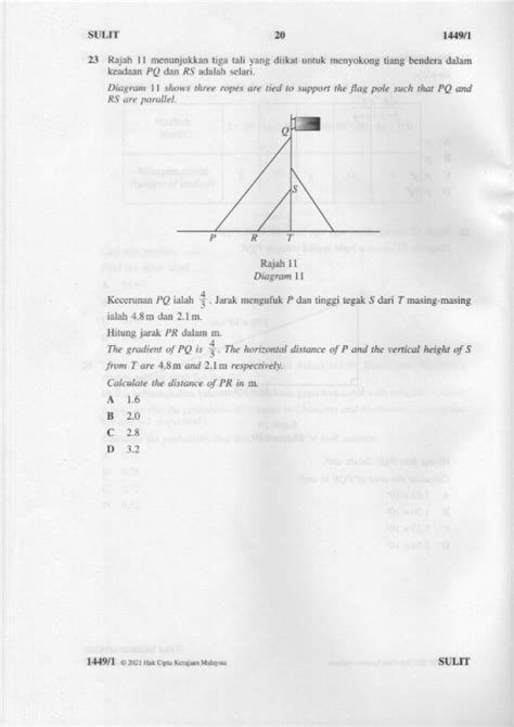 Soalan Objektif Matematik Spm Kssm Image